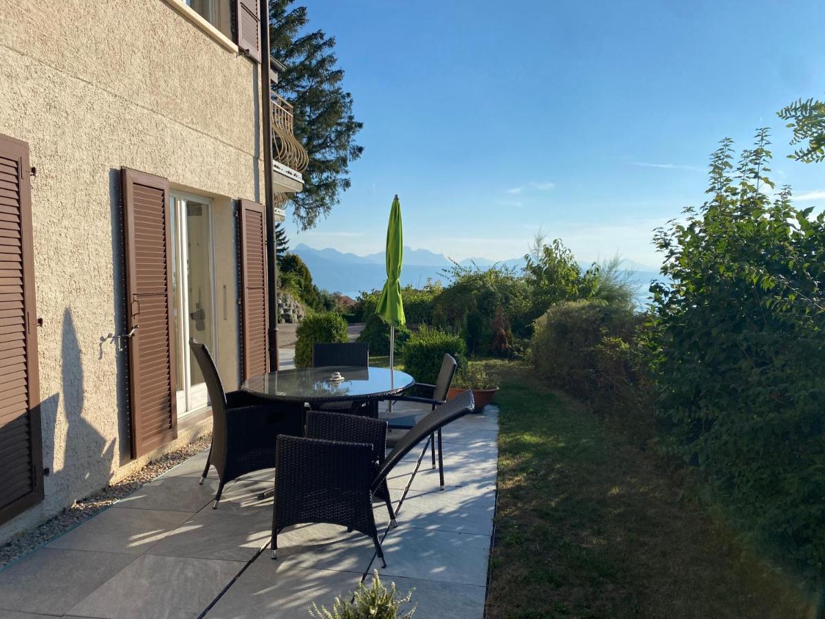 Lakeview Apartment-Lavaux Grandvaux Dış mekan fotoğraf